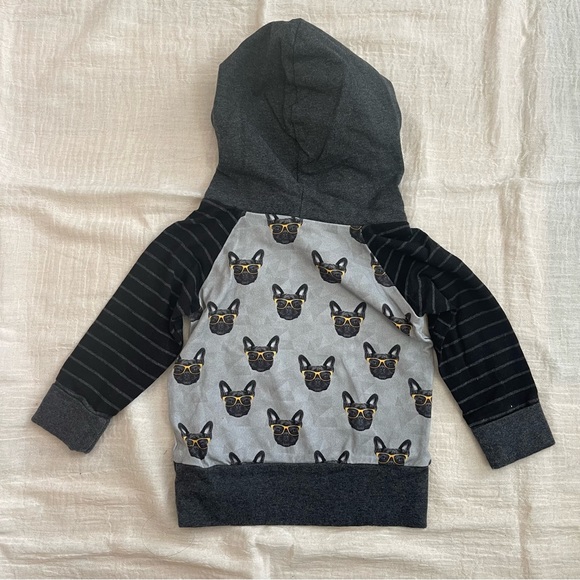 Bundle : French Bulldog prints Hoodie and slipper for Baby - Picture 3 of 6